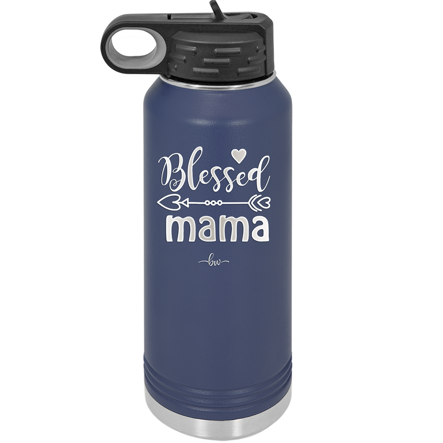Blessed Mama - Laser Engraved Stainless Steel Drinkware - 1162 -