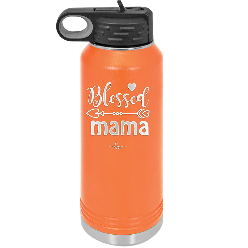 Blessed Mama - Laser Engraved Stainless Steel Drinkware - 1162 -