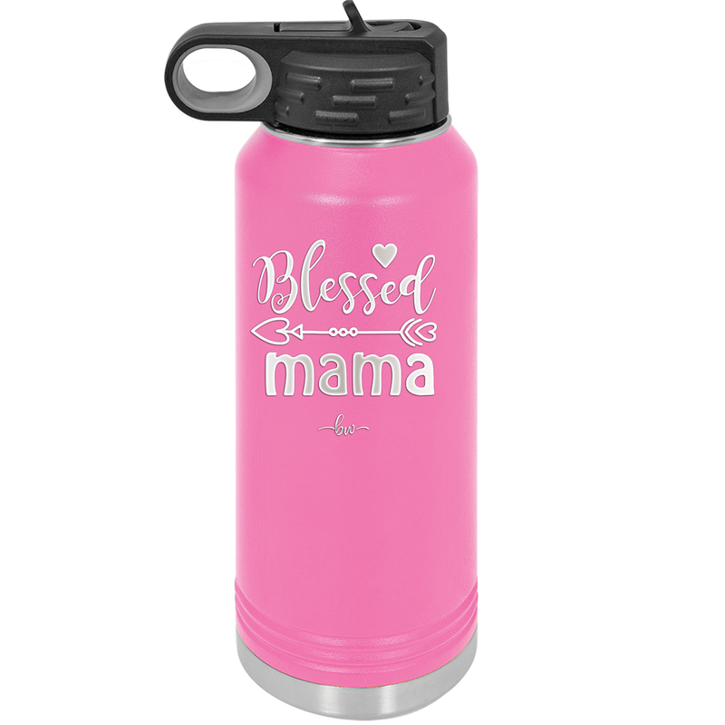 Blessed Mama - Laser Engraved Stainless Steel Drinkware - 1162 -