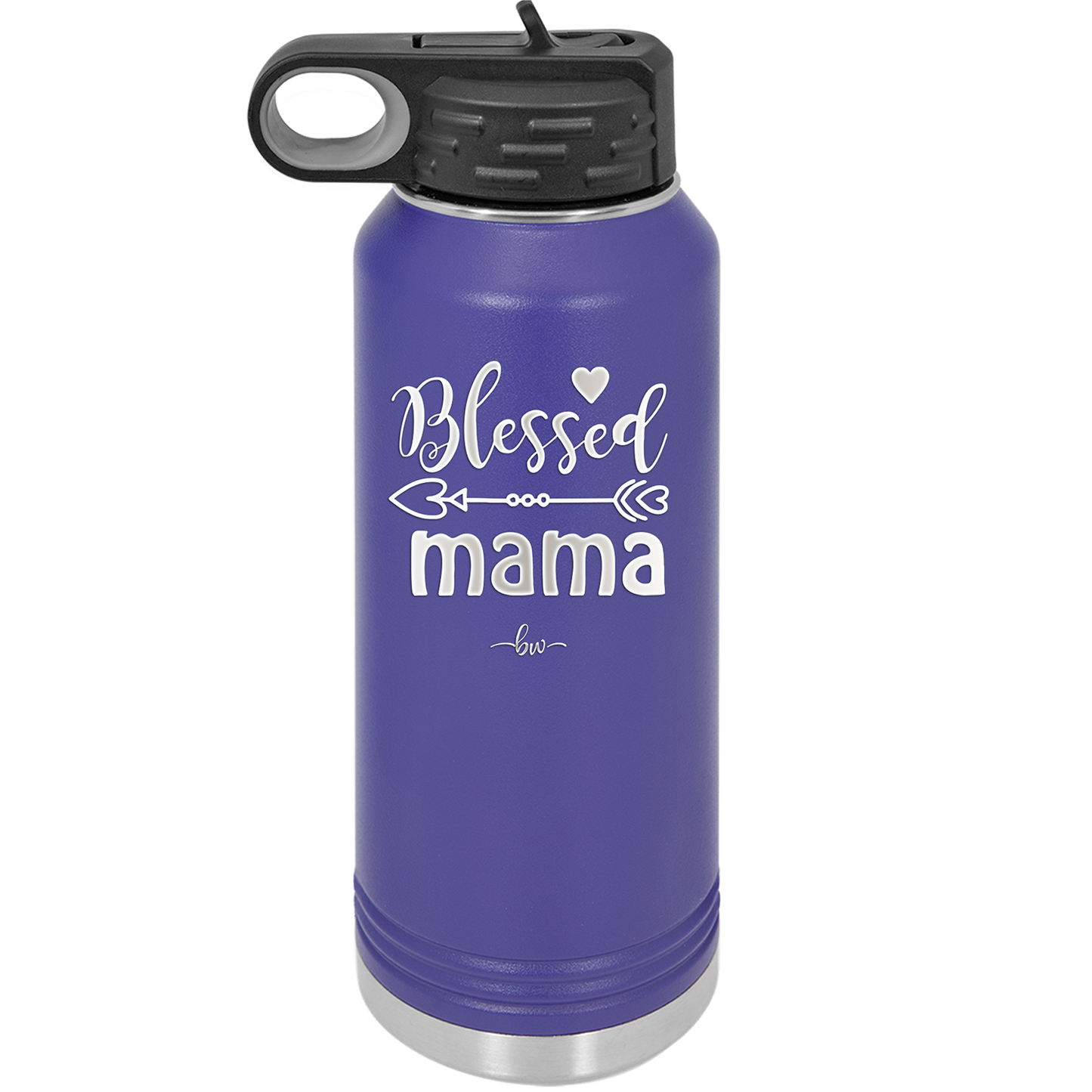Blessed Mama - Laser Engraved Stainless Steel Drinkware - 1162 -