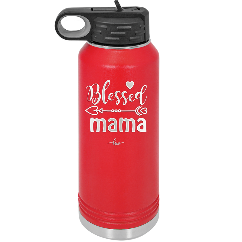 Blessed Mama - Laser Engraved Stainless Steel Drinkware - 1162 -