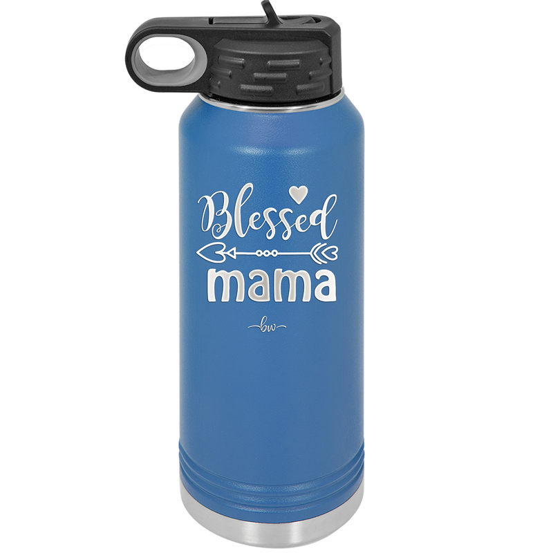 Blessed Mama - Laser Engraved Stainless Steel Drinkware - 1162 -