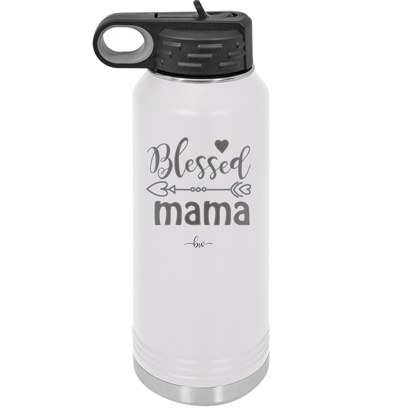 Blessed Mama - Laser Engraved Stainless Steel Drinkware - 1162 -