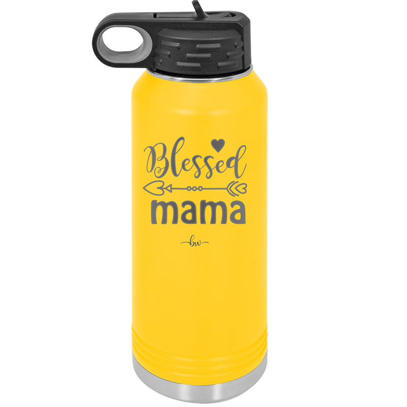 Blessed Mama - Laser Engraved Stainless Steel Drinkware - 1162 -