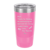 Mom Thanks for Feeding Me and Keeping Me Alive - Laser Engraved Stainless Steel Drinkware - 1166 -