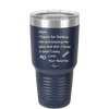 Mom Thanks for Feeding Me and Keeping Me Alive - Laser Engraved Stainless Steel Drinkware - 1166 -