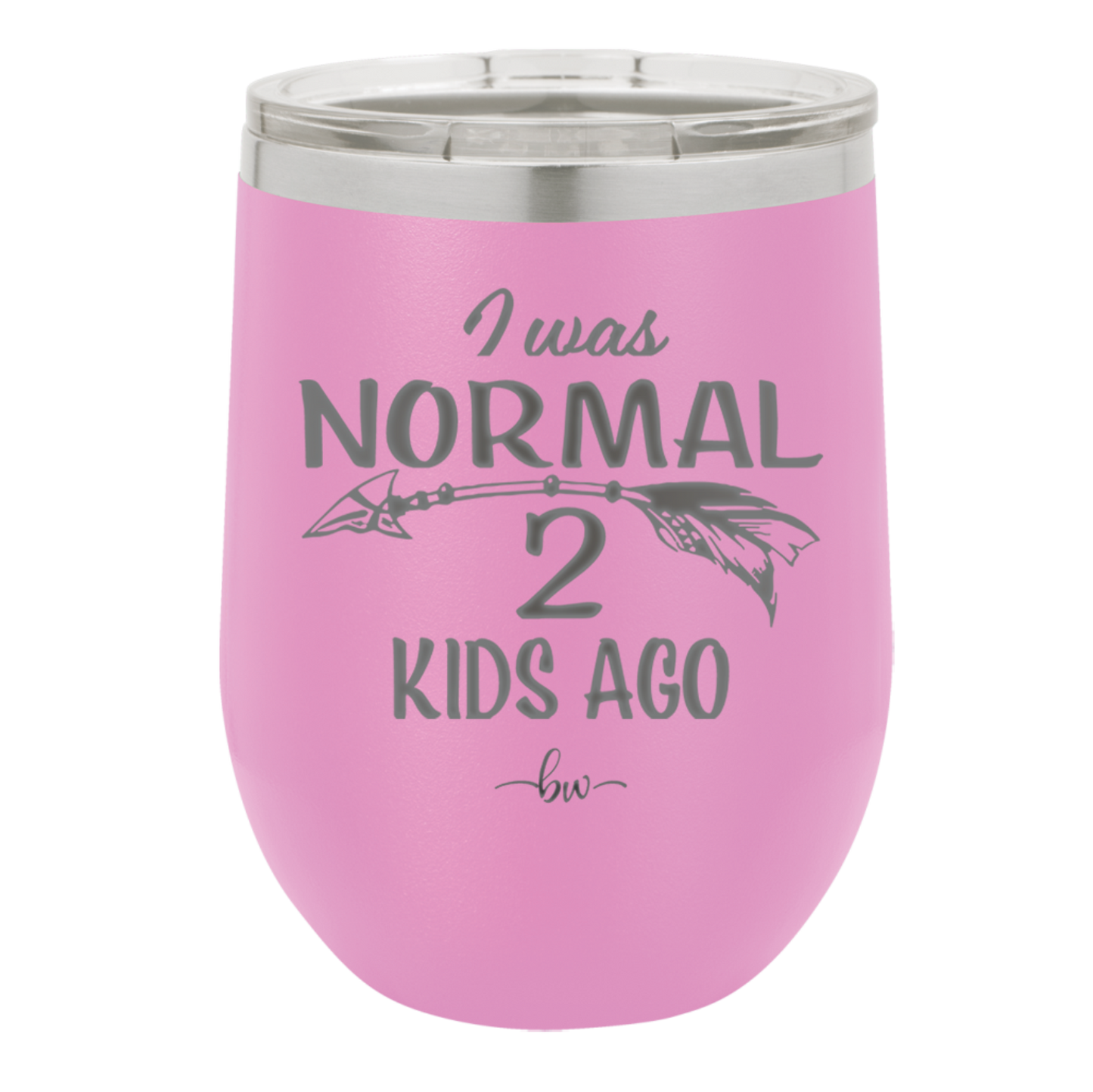 I Was Normal 2 Kids Ago - Laser Engraved Stainless Steel Drinkware - 1186 -