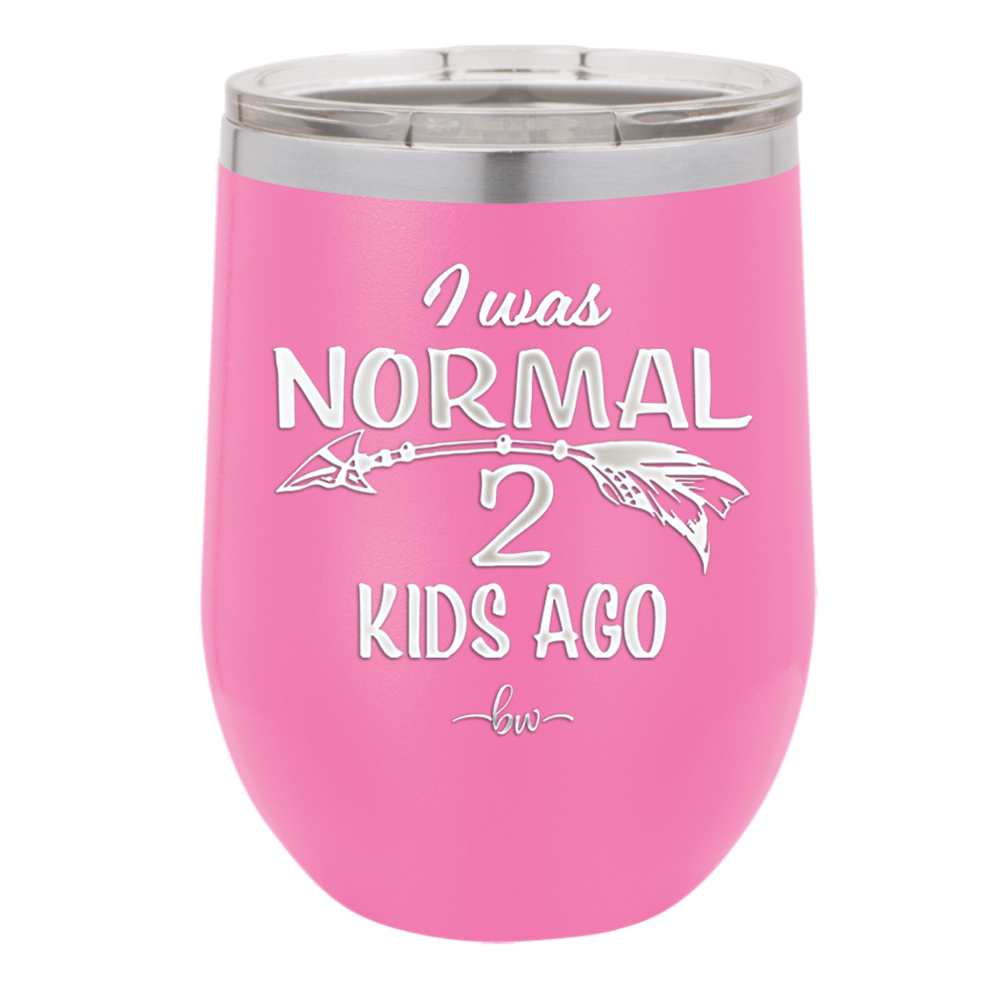 I Was Normal 2 Kids Ago - Laser Engraved Stainless Steel Drinkware - 1186 -