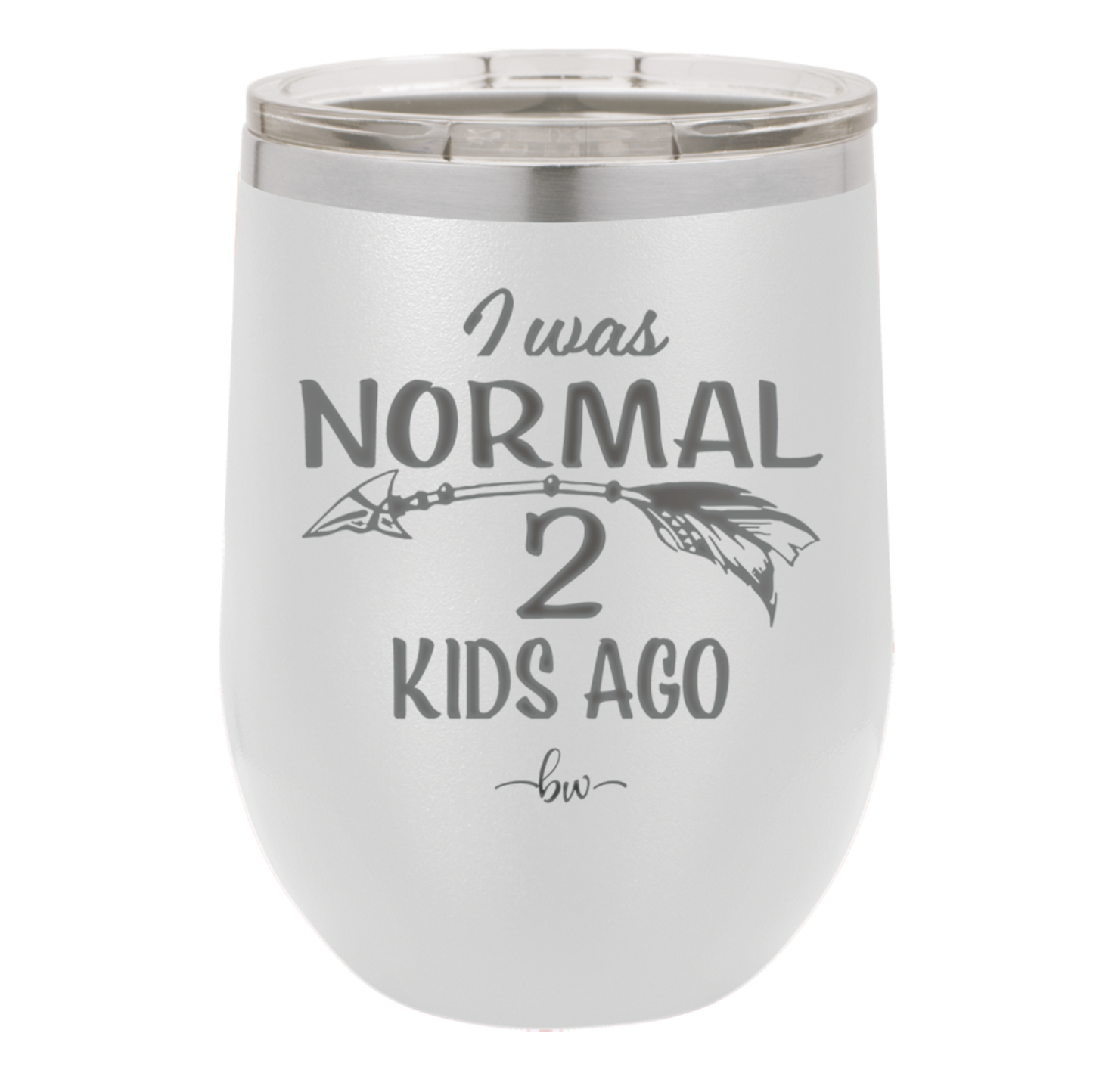 I Was Normal 2 Kids Ago - Laser Engraved Stainless Steel Drinkware - 1186 -