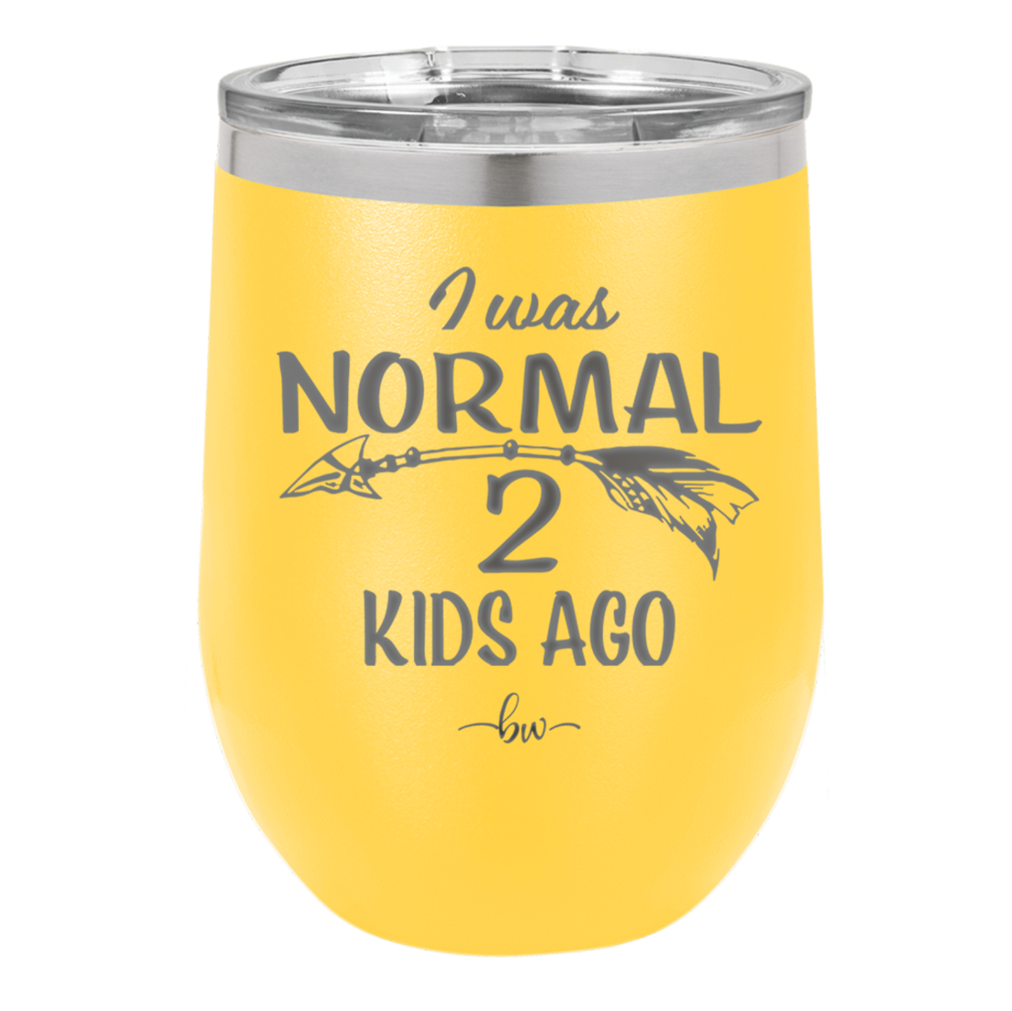 I Was Normal 2 Kids Ago - Laser Engraved Stainless Steel Drinkware - 1186 -