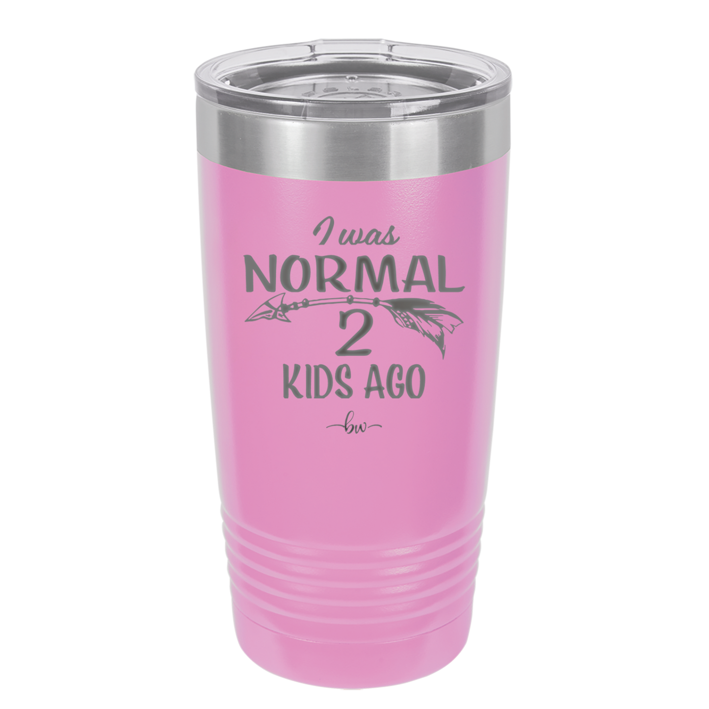 I Was Normal 2 Kids Ago - Laser Engraved Stainless Steel Drinkware - 1186 -