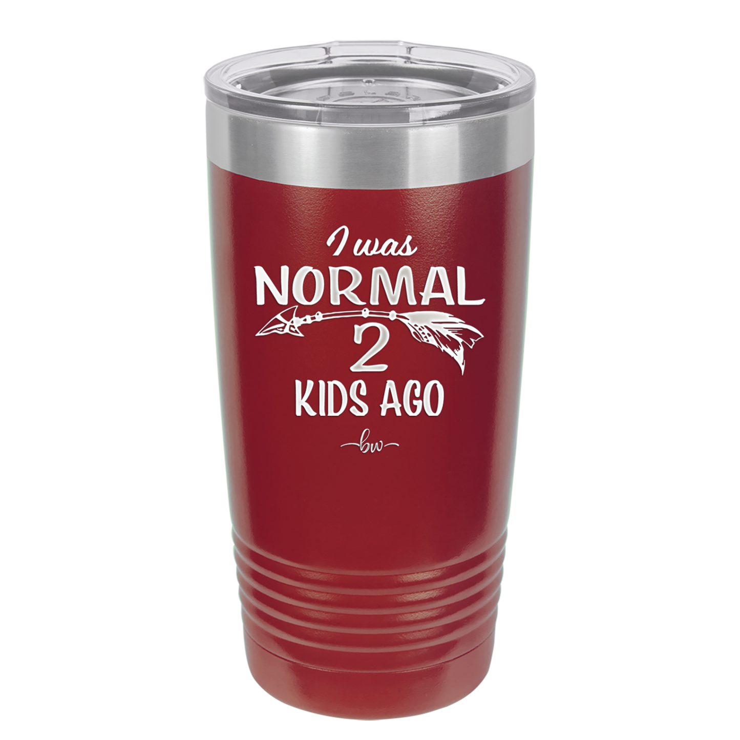 I Was Normal 2 Kids Ago - Laser Engraved Stainless Steel Drinkware - 1186 -