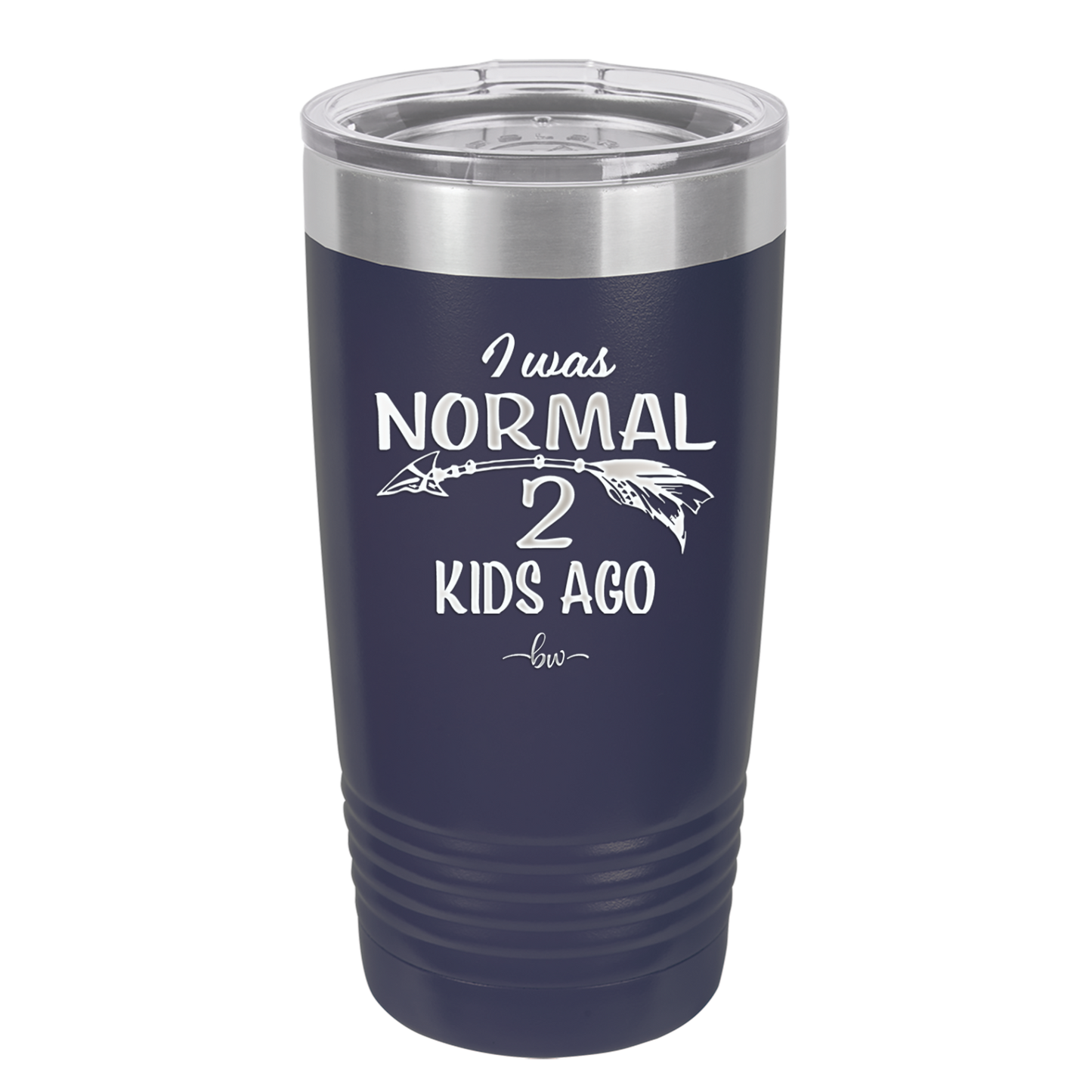 I Was Normal 2 Kids Ago - Laser Engraved Stainless Steel Drinkware - 1186 -