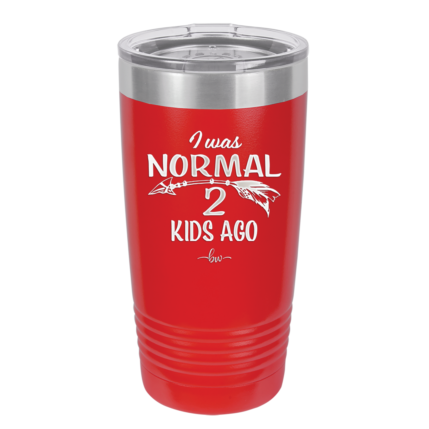 I Was Normal 2 Kids Ago - Laser Engraved Stainless Steel Drinkware - 1186 -