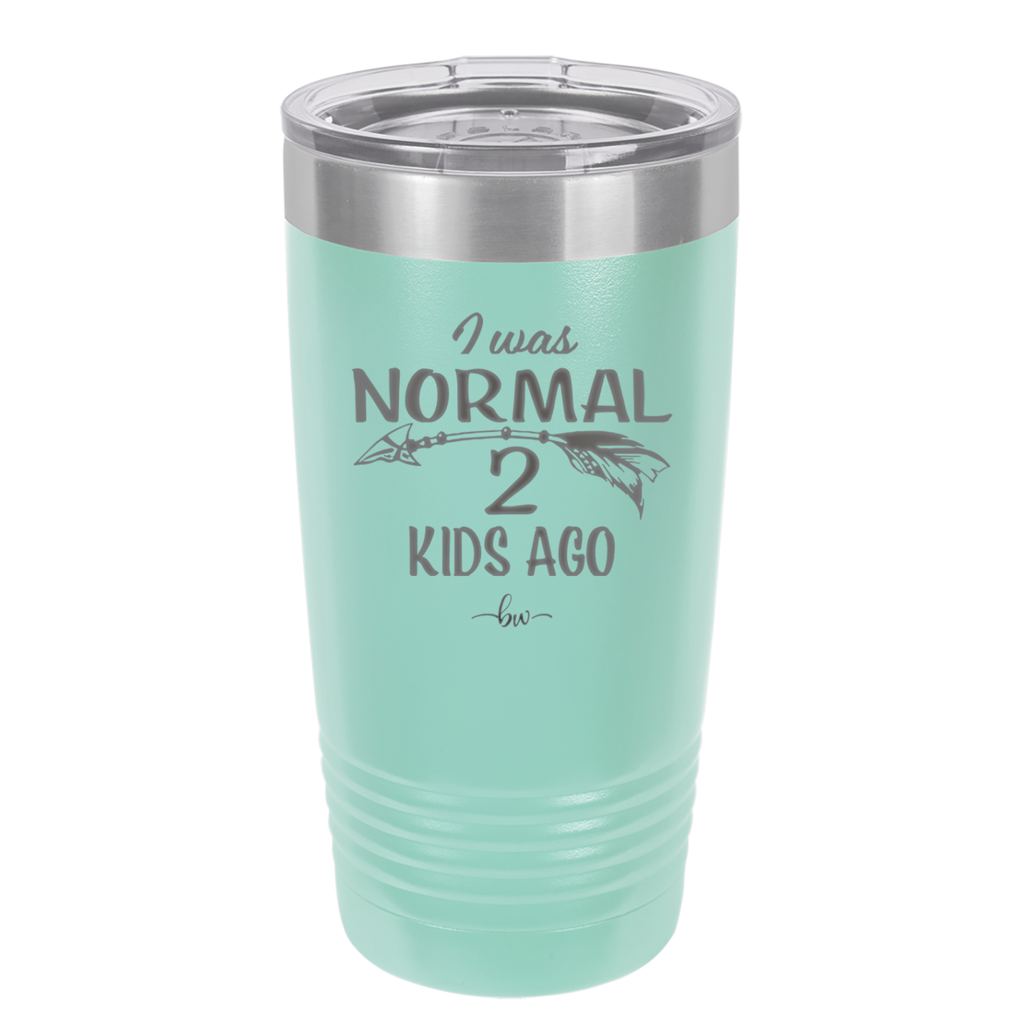 I Was Normal 2 Kids Ago - Laser Engraved Stainless Steel Drinkware - 1186 -