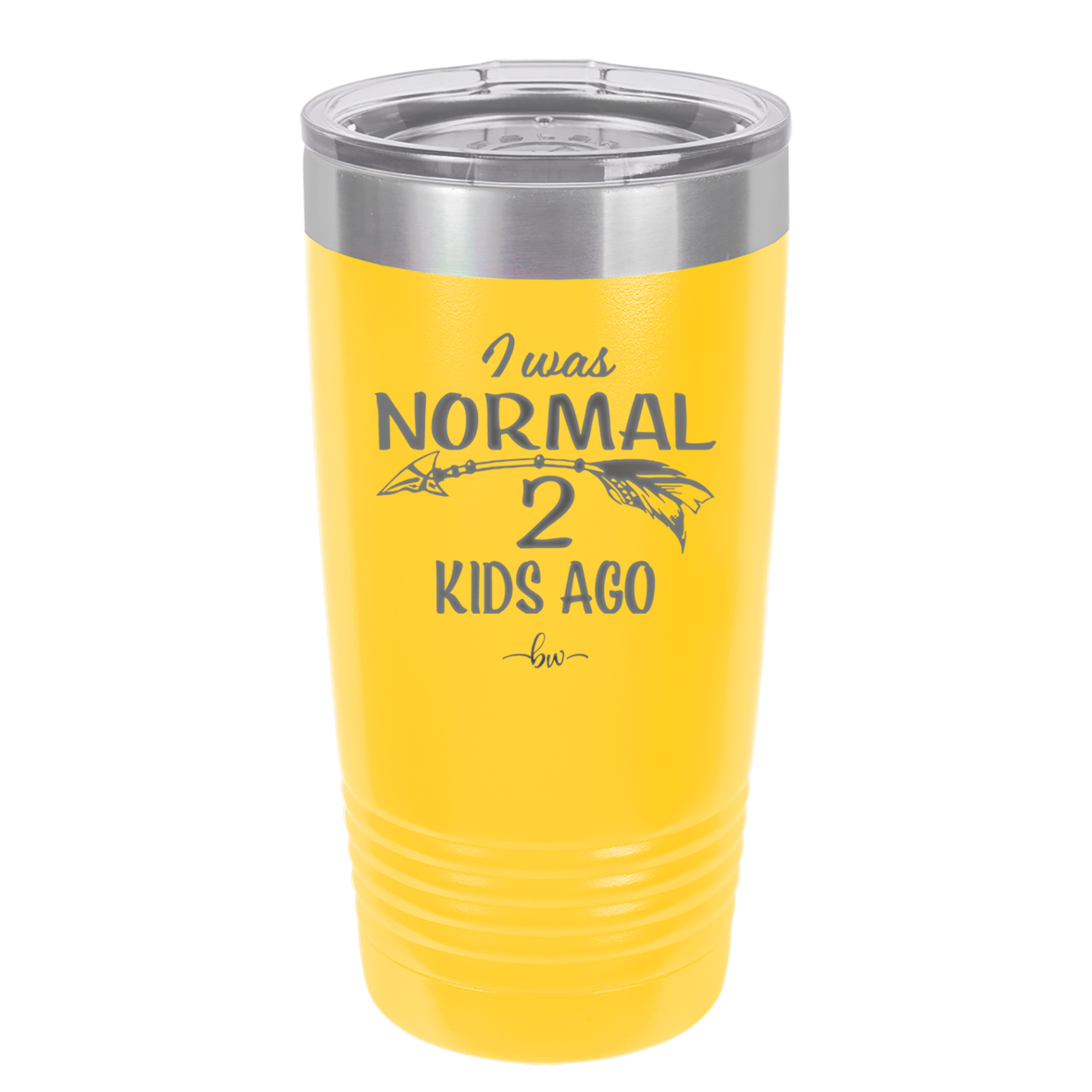 I Was Normal 2 Kids Ago - Laser Engraved Stainless Steel Drinkware - 1186 -