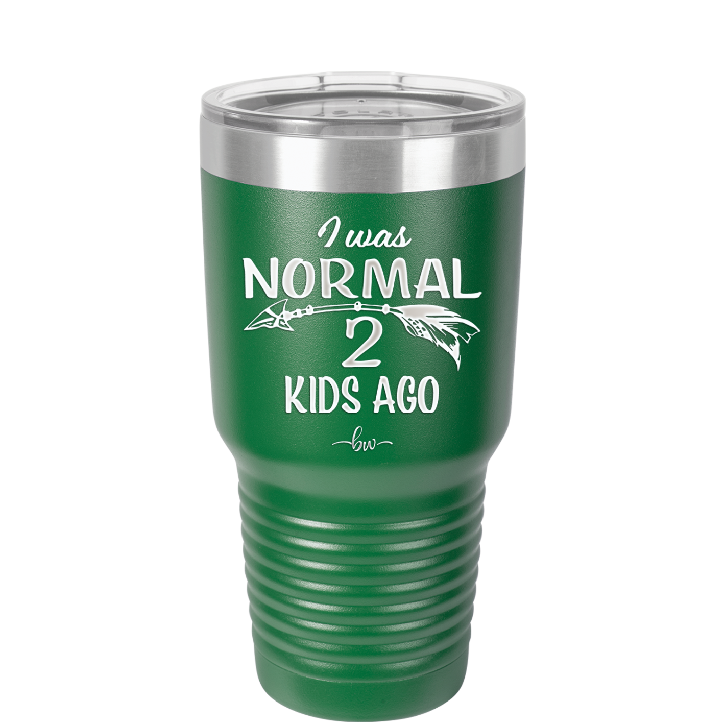 I Was Normal 2 Kids Ago - Laser Engraved Stainless Steel Drinkware - 1186 -