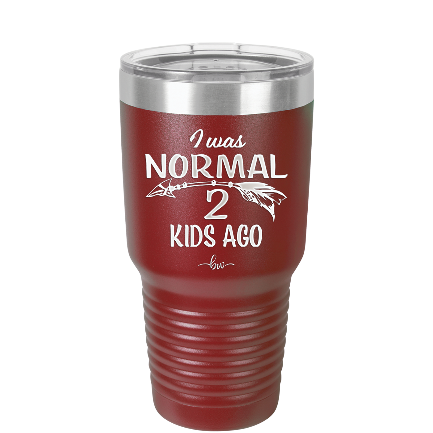 I Was Normal 2 Kids Ago - Laser Engraved Stainless Steel Drinkware - 1186 -