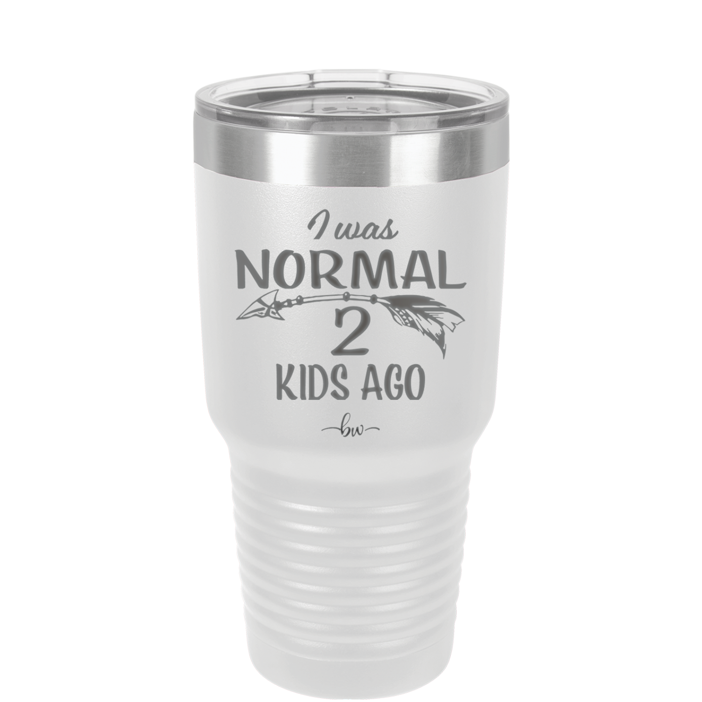 I Was Normal 2 Kids Ago - Laser Engraved Stainless Steel Drinkware - 1186 -