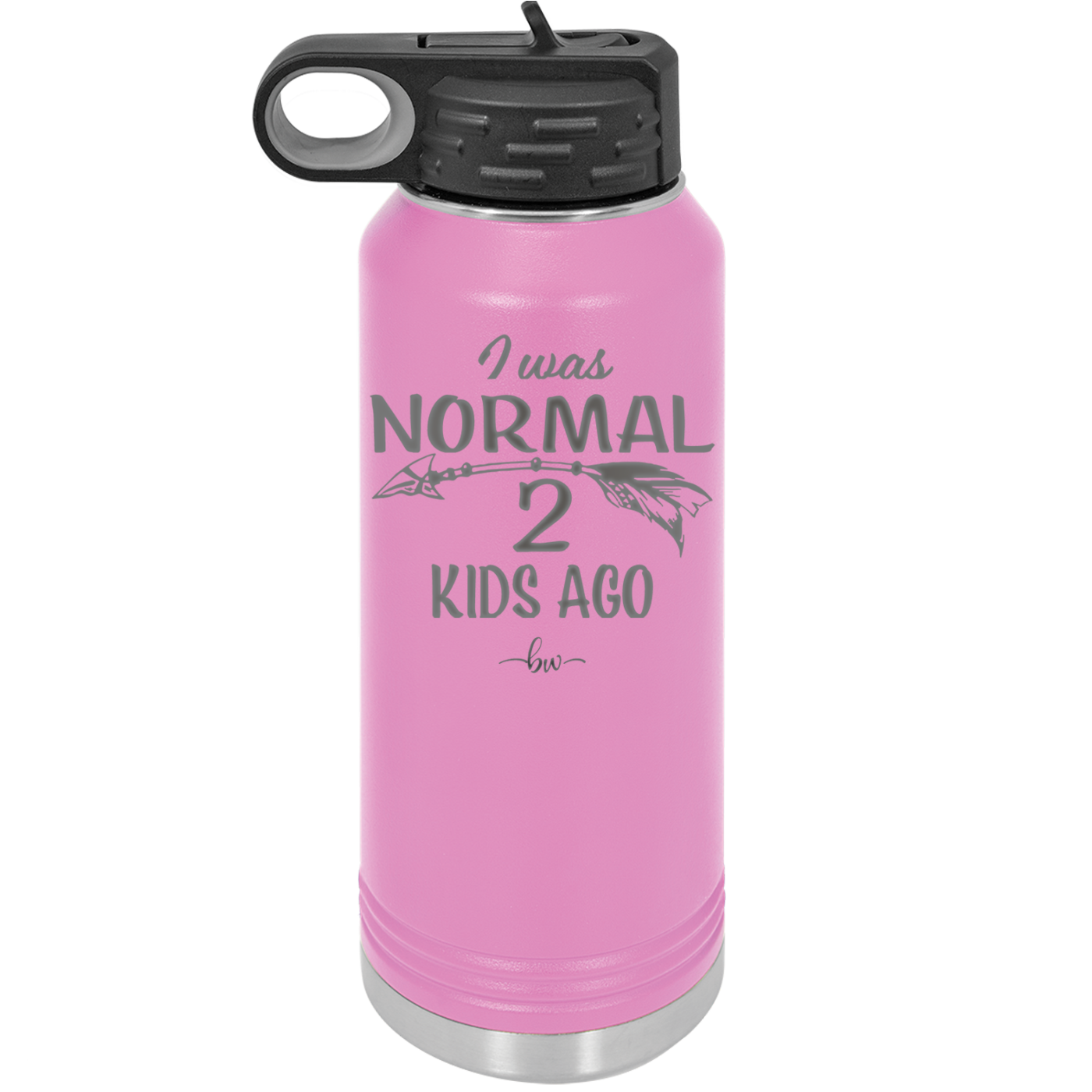 I Was Normal 2 Kids Ago - Laser Engraved Stainless Steel Drinkware - 1186 -