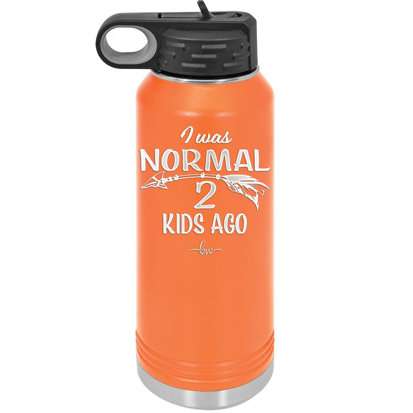I Was Normal 2 Kids Ago - Laser Engraved Stainless Steel Drinkware - 1186 -