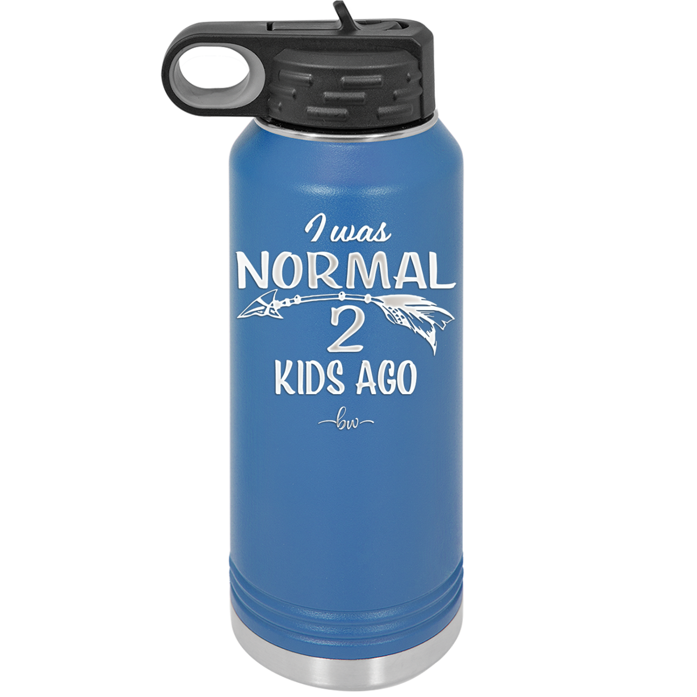 I Was Normal 2 Kids Ago - Laser Engraved Stainless Steel Drinkware - 1186 -