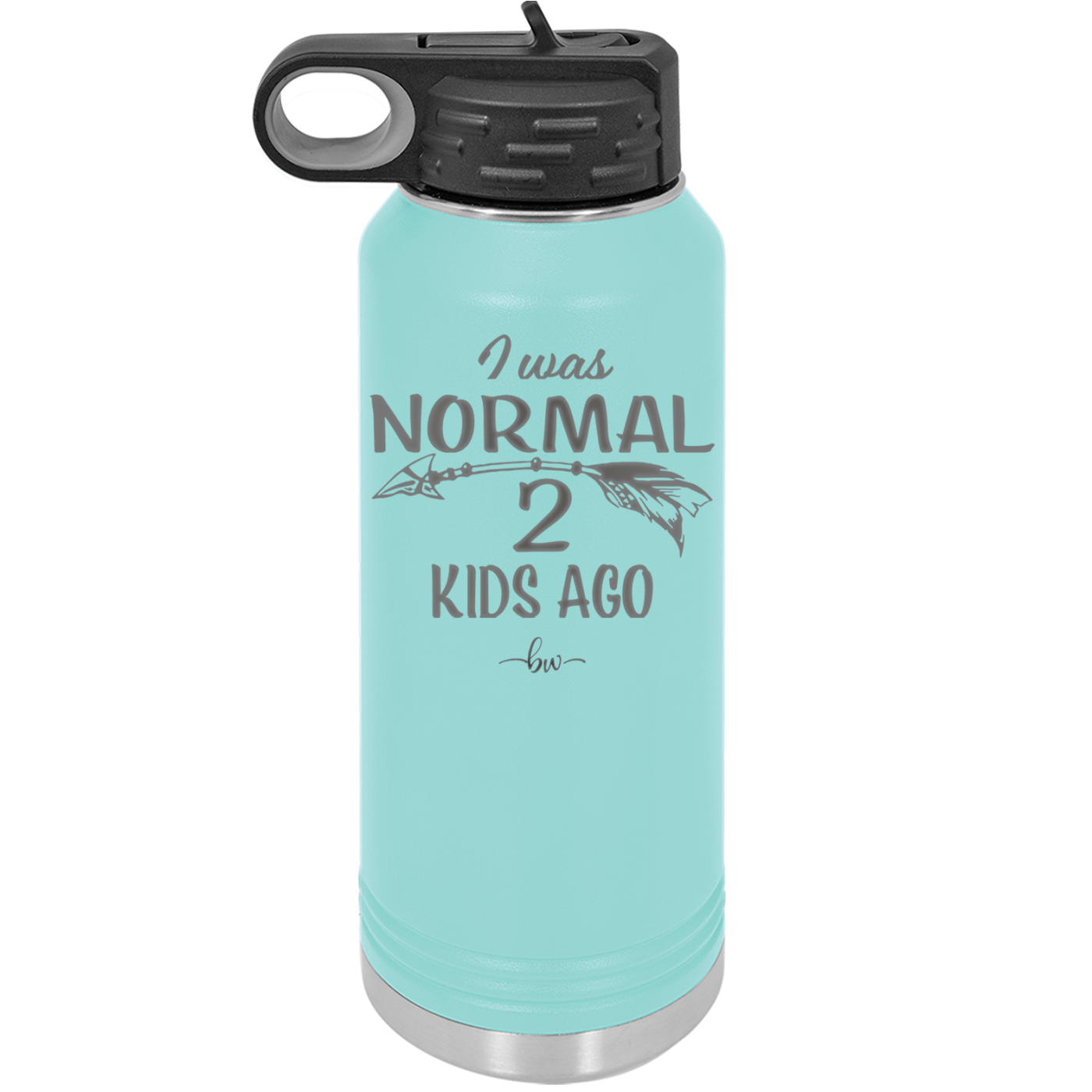 I Was Normal 2 Kids Ago - Laser Engraved Stainless Steel Drinkware - 1186 -