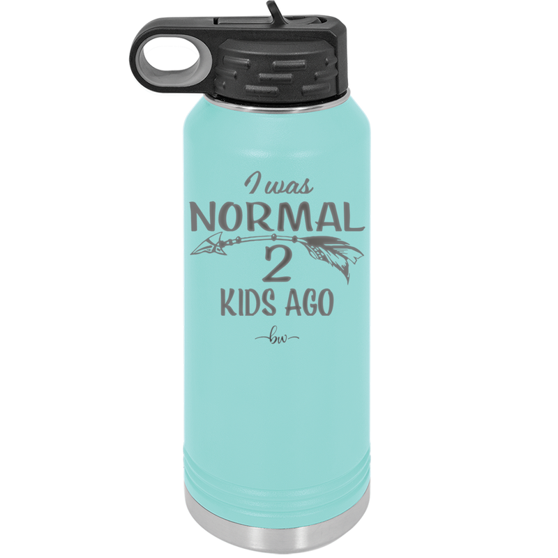 I Was Normal 2 Kids Ago - Laser Engraved Stainless Steel Drinkware - 1186 -