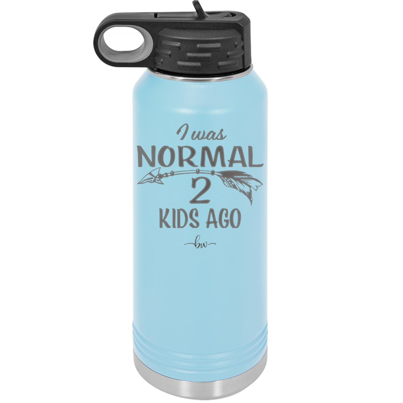 I Was Normal 2 Kids Ago - Laser Engraved Stainless Steel Drinkware - 1186 -