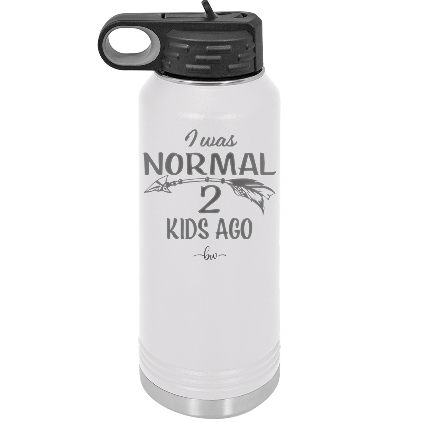 I Was Normal 2 Kids Ago - Laser Engraved Stainless Steel Drinkware - 1186 -