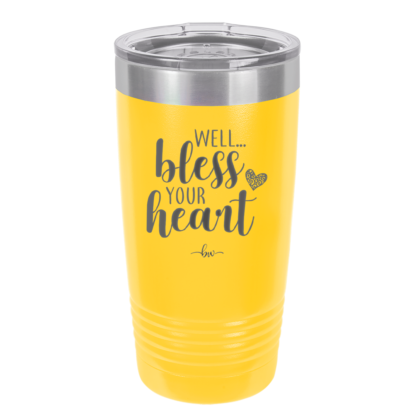 Well Bless Your Heart - Laser Engraved Stainless Steel Drinkware - 1195 -