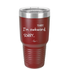 Sorry, I'm Awkward, Sorry - Laser Engraved Stainless Steel Drinkware - 1197 -