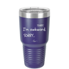Sorry, I'm Awkward, Sorry - Laser Engraved Stainless Steel Drinkware - 1197 -