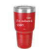 Sorry, I'm Awkward, Sorry - Laser Engraved Stainless Steel Drinkware - 1197 -