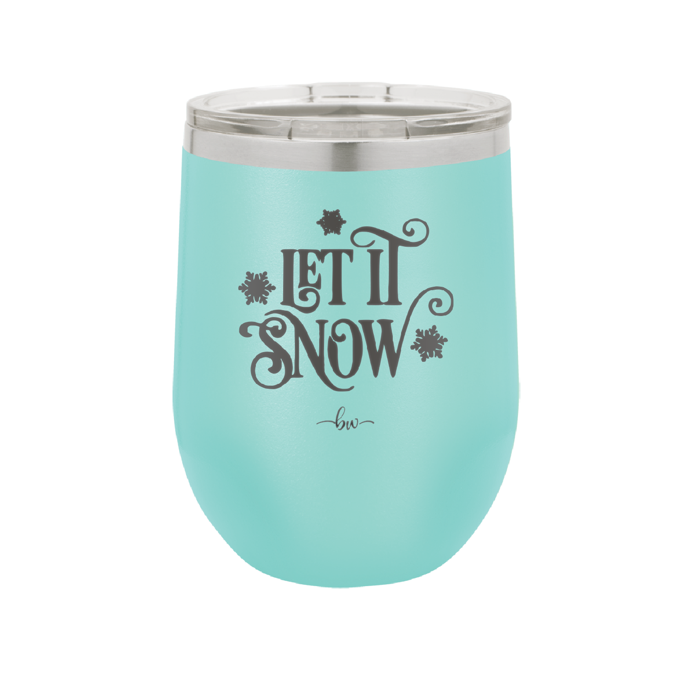 Let it Snow - Laser Engraved Stainless Steel Drinkware - 1218 -