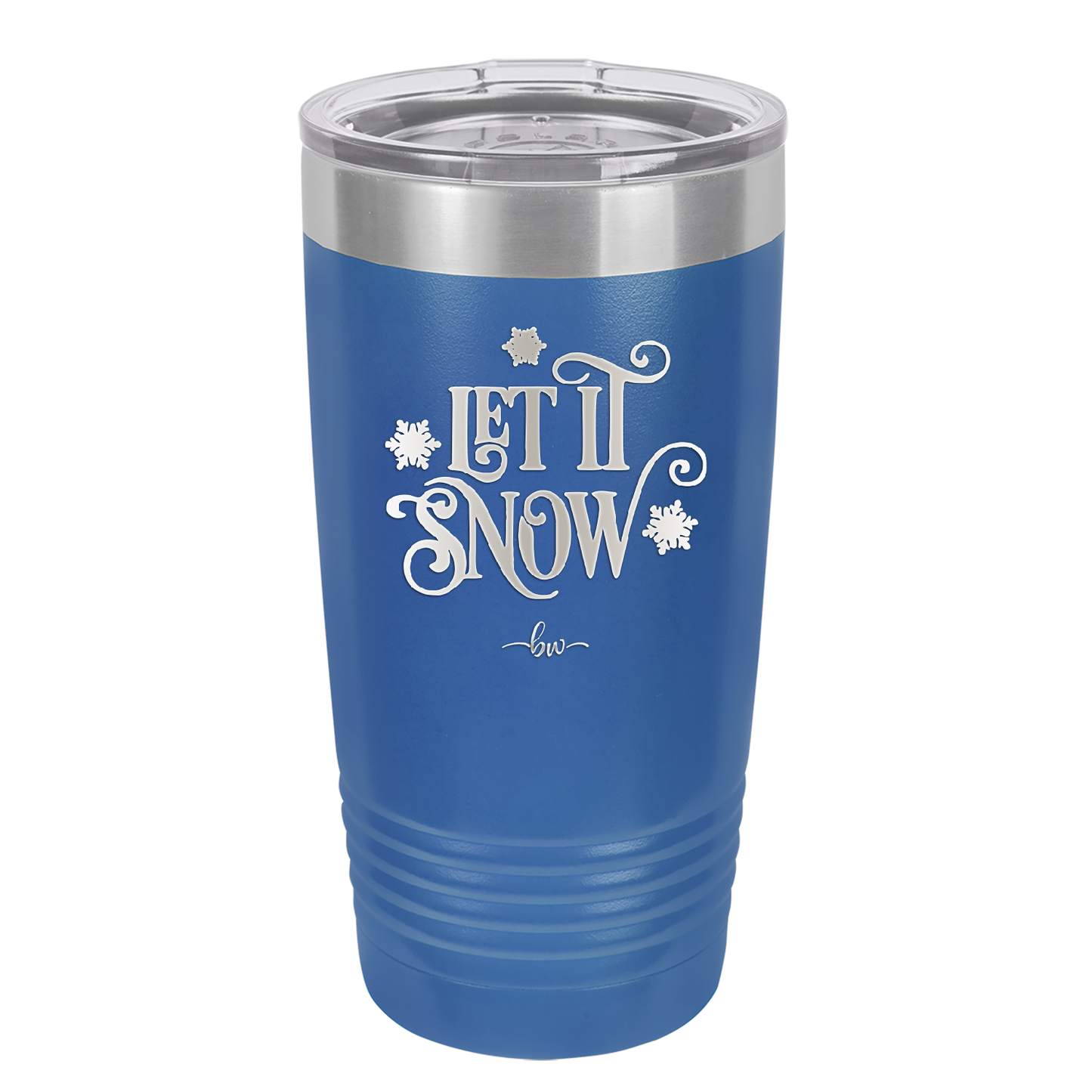 Let it Snow - Laser Engraved Stainless Steel Drinkware - 1218 -