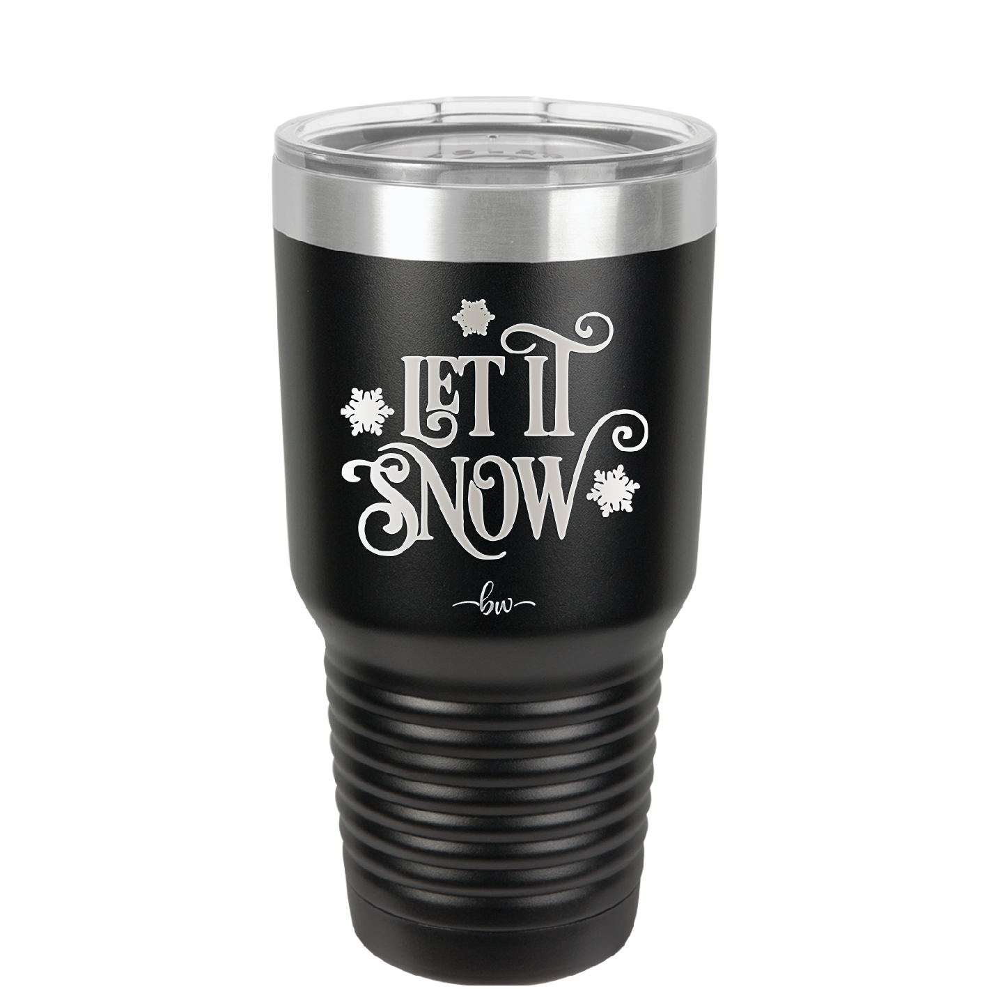 Let it Snow - Laser Engraved Stainless Steel Drinkware - 1218 -