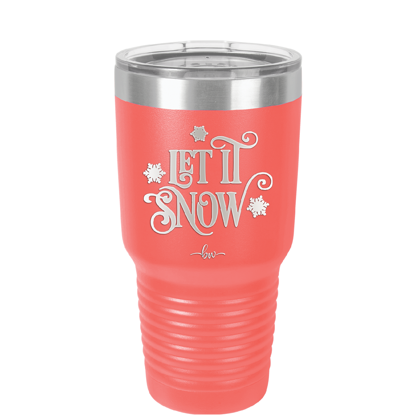 Let it Snow - Laser Engraved Stainless Steel Drinkware - 1218 -