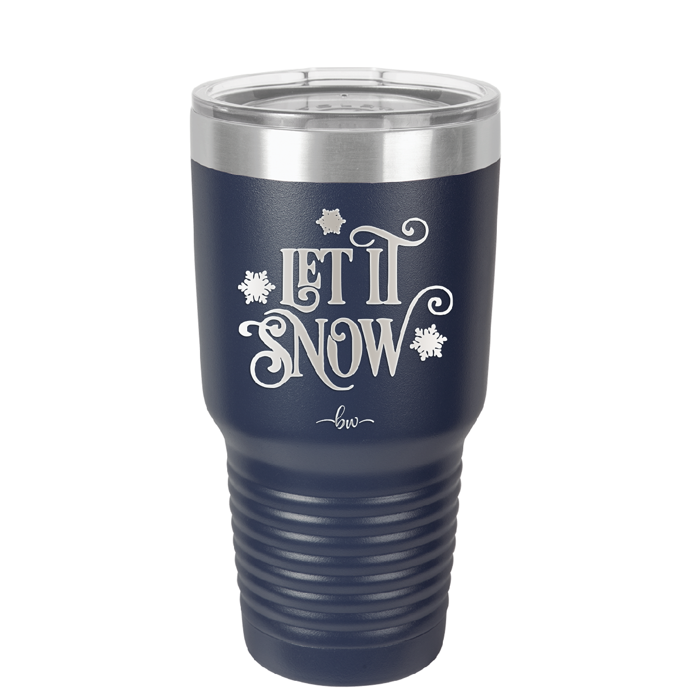 Let it Snow - Laser Engraved Stainless Steel Drinkware - 1218 -
