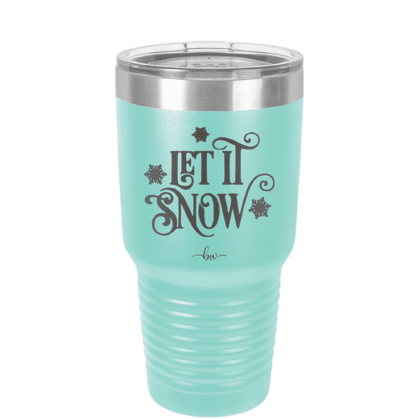 Let it Snow - Laser Engraved Stainless Steel Drinkware - 1218 -