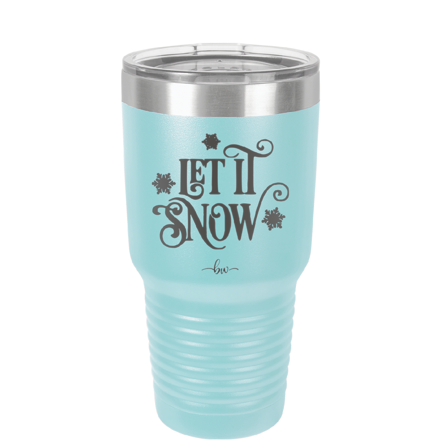 Let it Snow - Laser Engraved Stainless Steel Drinkware - 1218 -