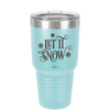 Let it Snow - Laser Engraved Stainless Steel Drinkware - 1218 -