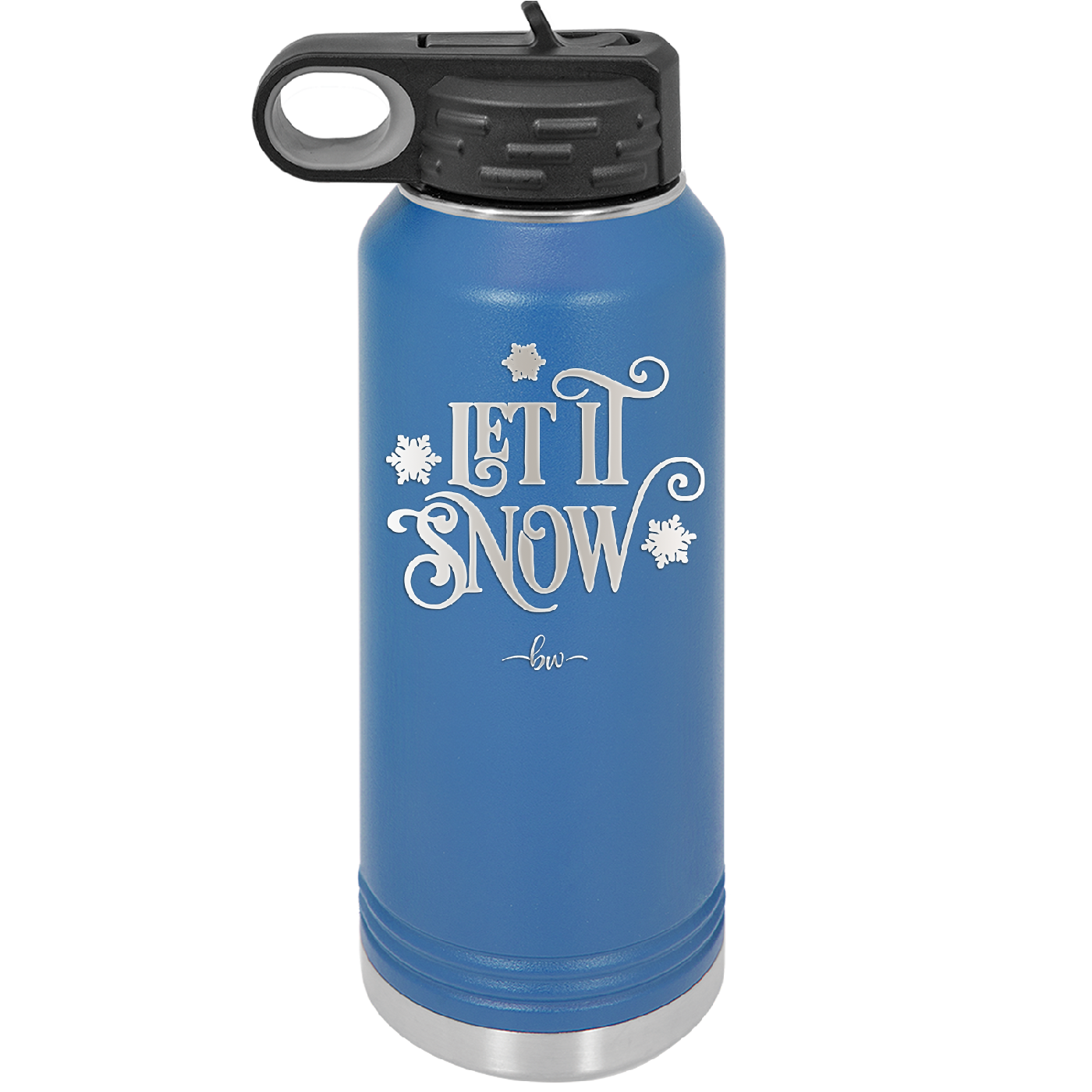 Let it Snow - Laser Engraved Stainless Steel Drinkware - 1218 -