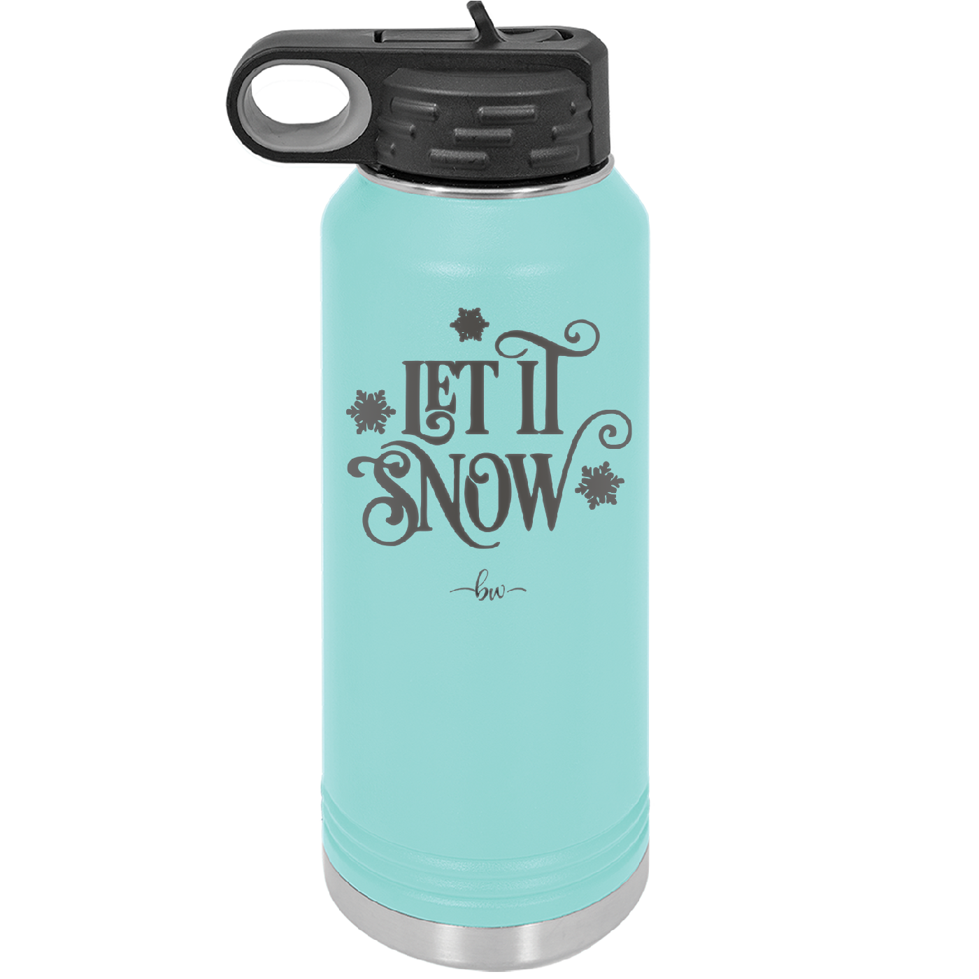 Let it Snow - Laser Engraved Stainless Steel Drinkware - 1218 -