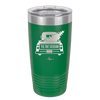 Tis the Season Truck with Christmas Tree- Laser Engraved Stainless Steel Drinkware - 1220 -