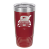 Tis the Season Truck with Christmas Tree- Laser Engraved Stainless Steel Drinkware - 1220 -