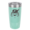 Tis the Season Truck with Christmas Tree- Laser Engraved Stainless Steel Drinkware - 1220 -