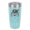 Tis the Season Truck with Christmas Tree- Laser Engraved Stainless Steel Drinkware - 1220 -