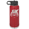 Tis the Season Truck with Christmas Tree- Laser Engraved Stainless Steel Drinkware - 1220 -