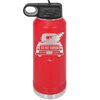 Tis the Season Truck with Christmas Tree- Laser Engraved Stainless Steel Drinkware - 1220 -